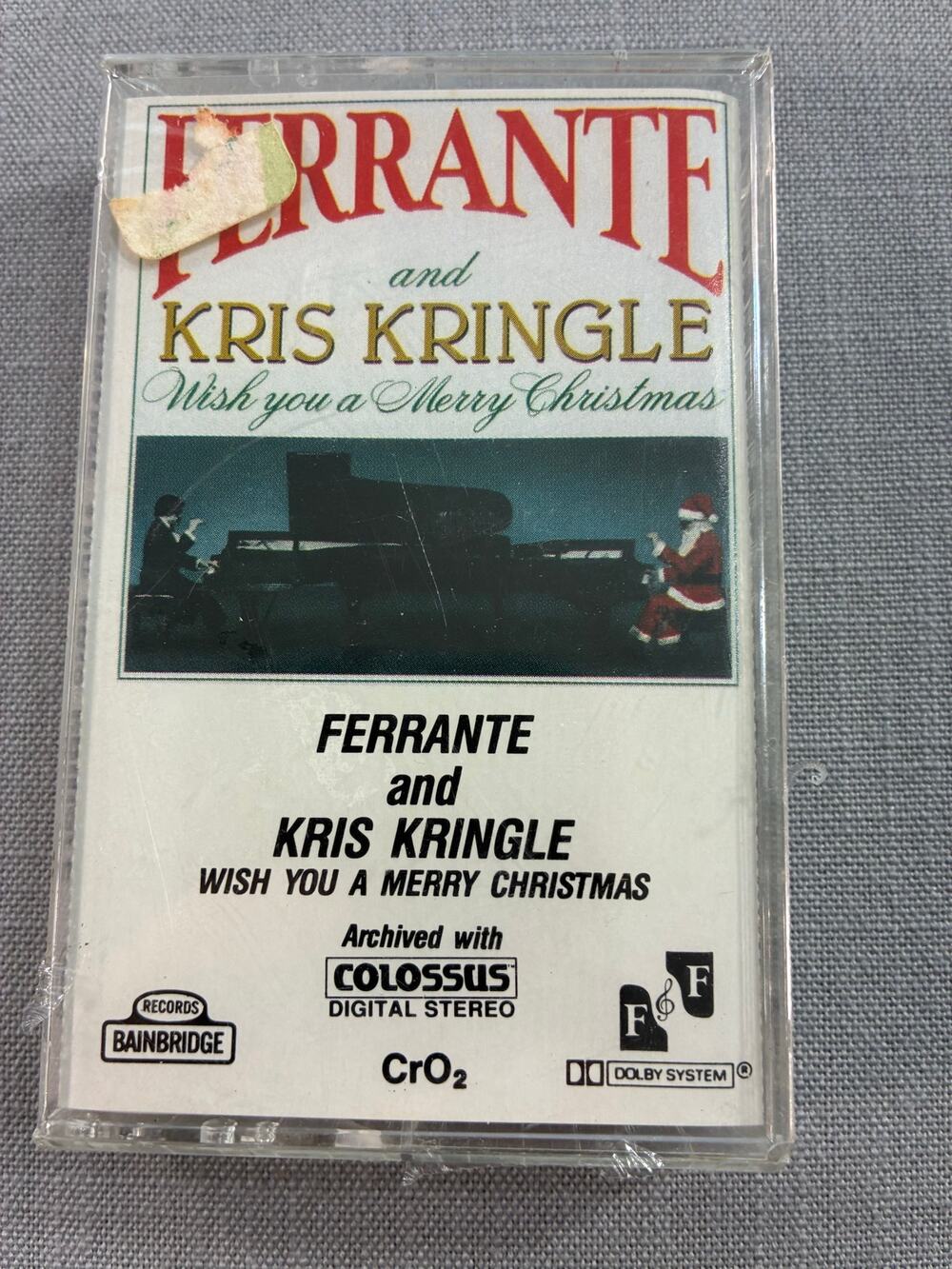 Vintage Sealed Ferrante And Kris Kringle Wish You A Merry Christmas Cassette